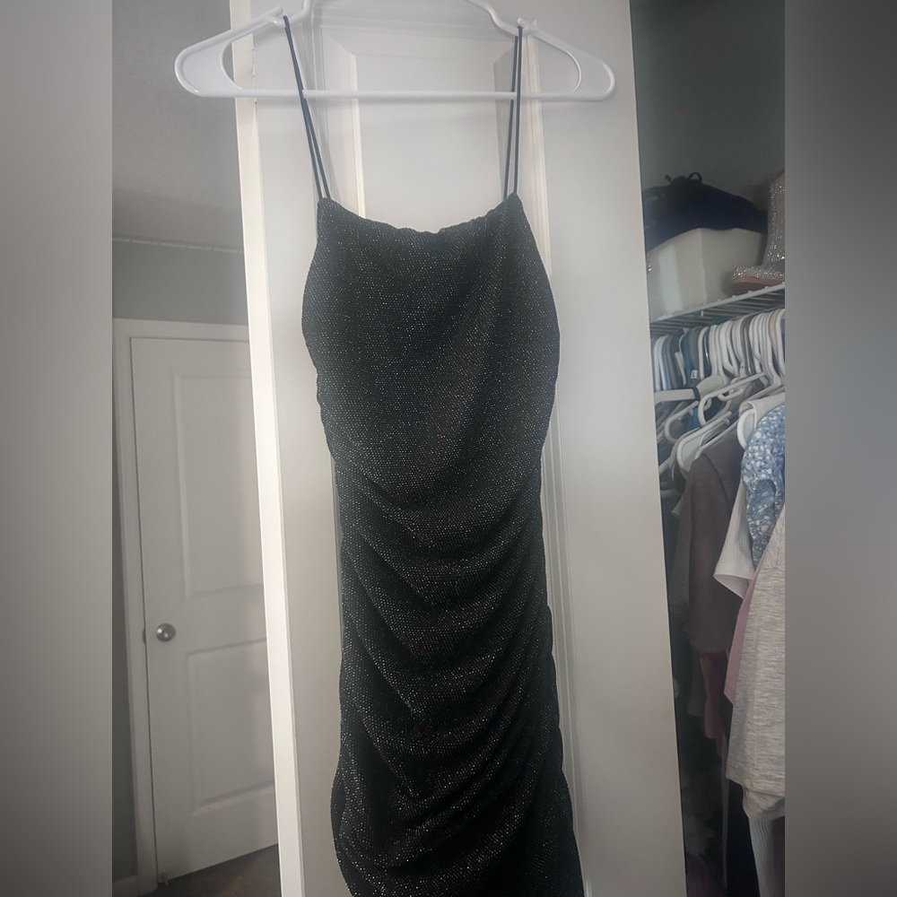 Princess Polly Black Strapless Dress